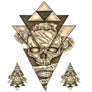 GEOMETRIC SKULL - tattoo star