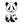 Geometric Panda - tattoo star