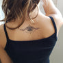 UNDERBOOBS LOTUS FLOWER & MOON - tattoo star