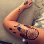 ATTRAPE-REVE RED & BLUE - tattoo star